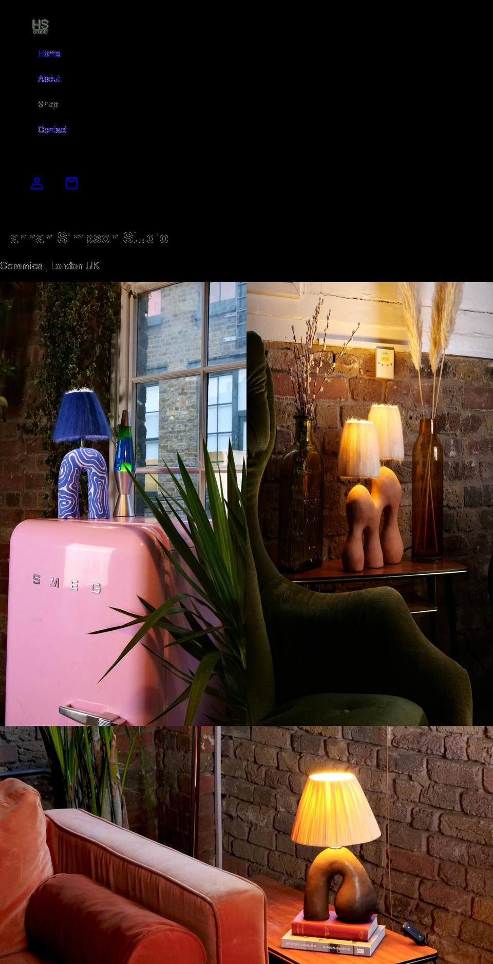 hannahsimpsonstudio.com shopify website screenshot