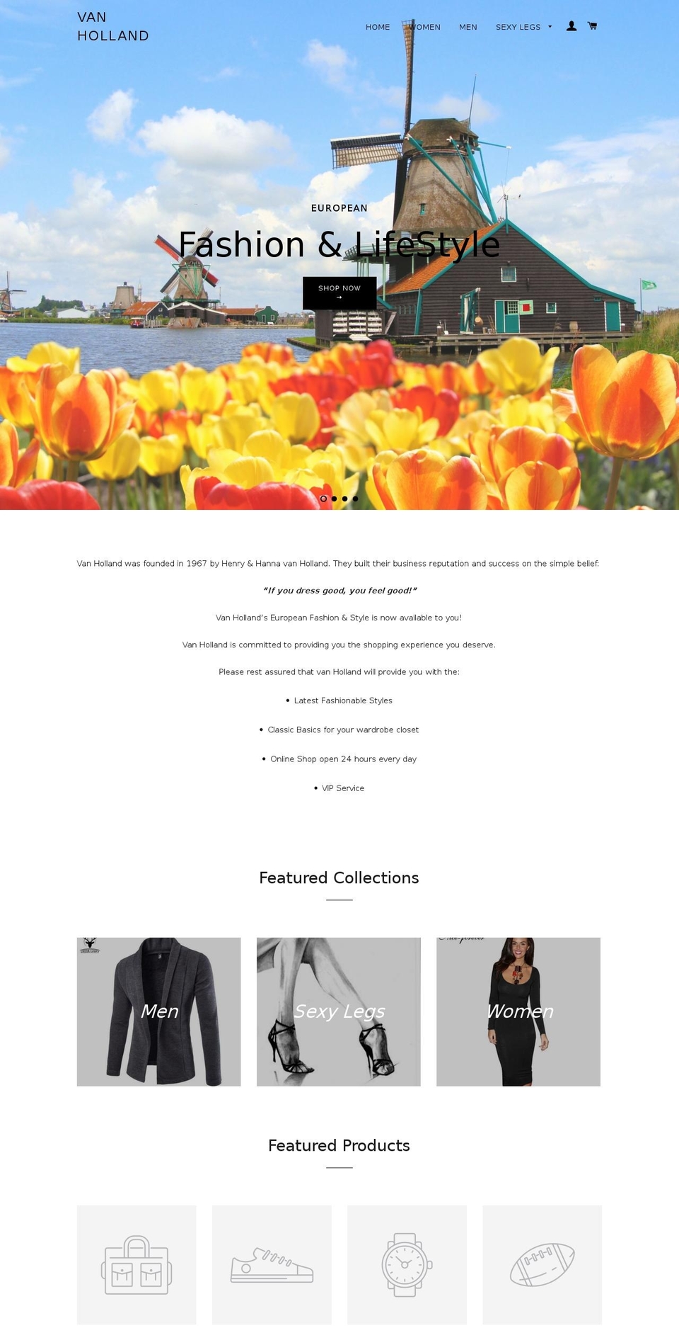 hannavanholland.com shopify website screenshot
