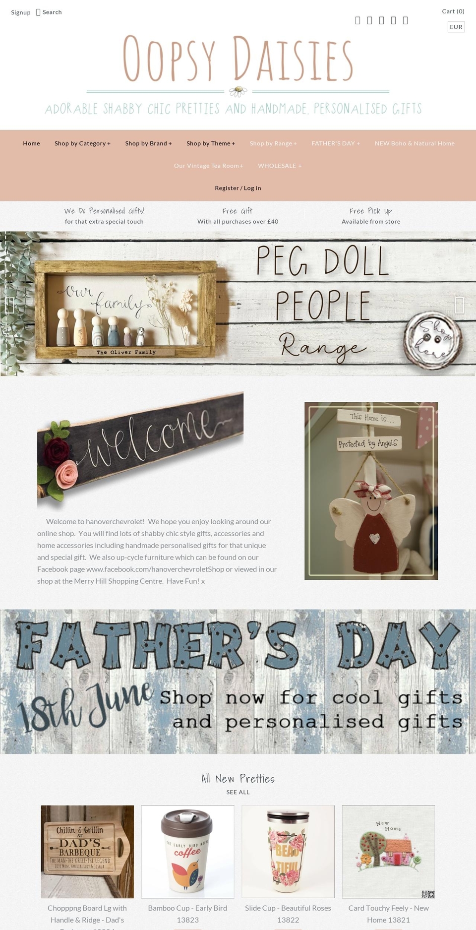 hanoverchevrolet.com shopify website screenshot