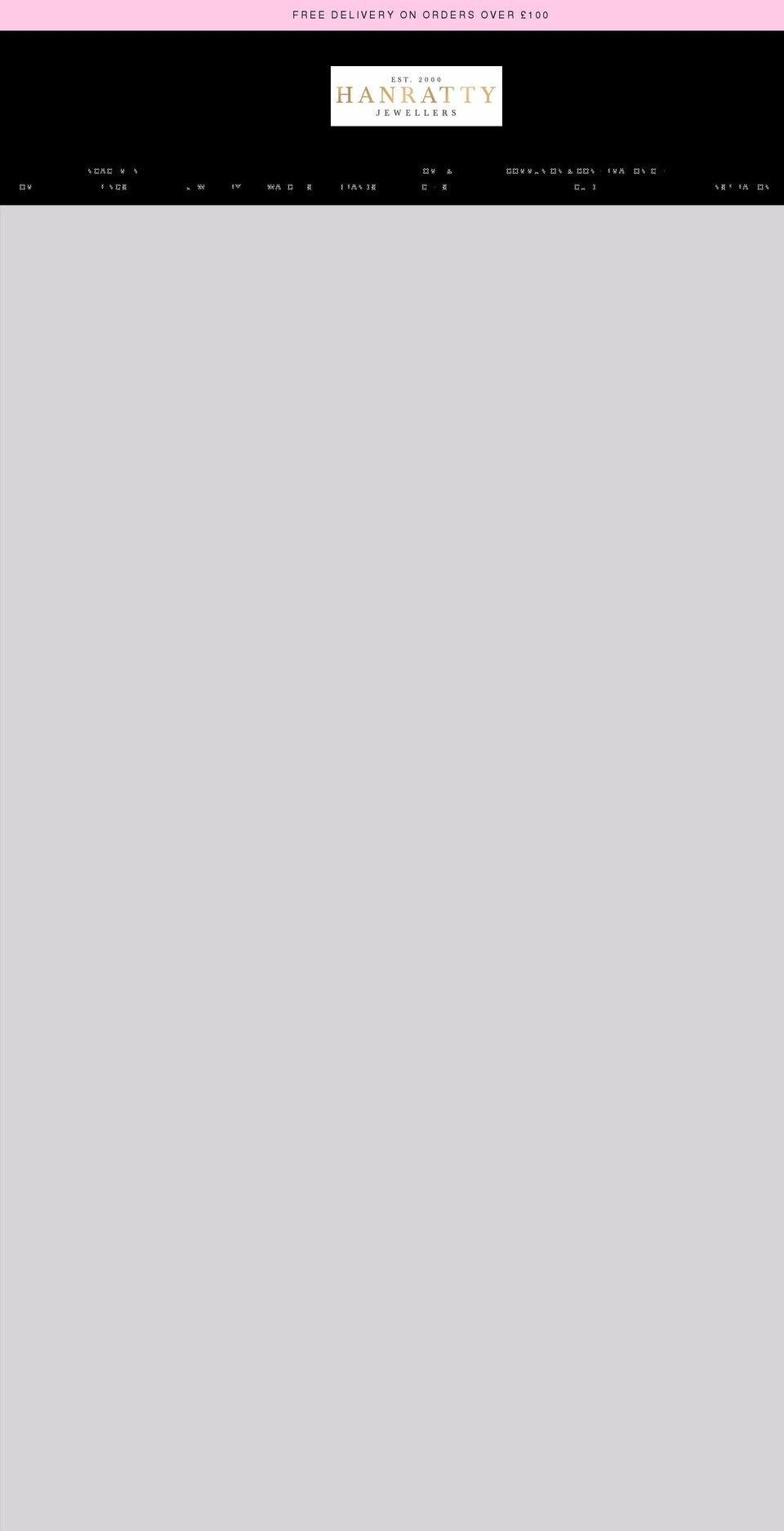 hanrattyjewellers.com shopify website screenshot