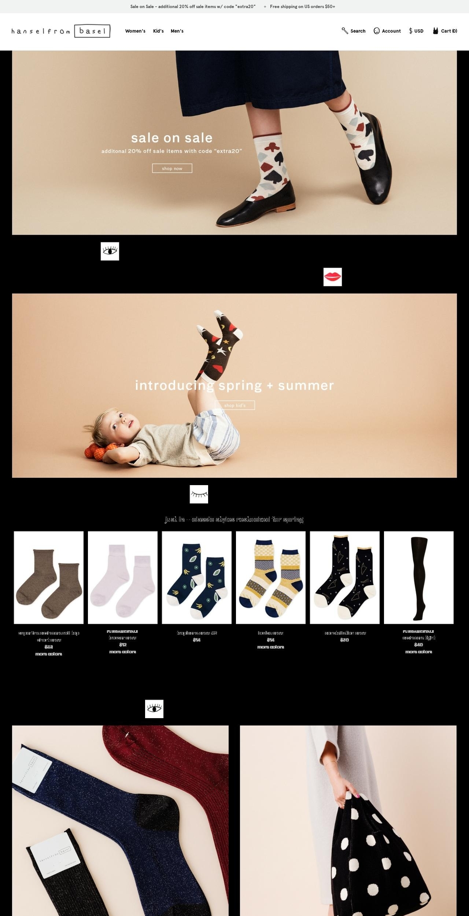 hanselfrombasel.com shopify website screenshot