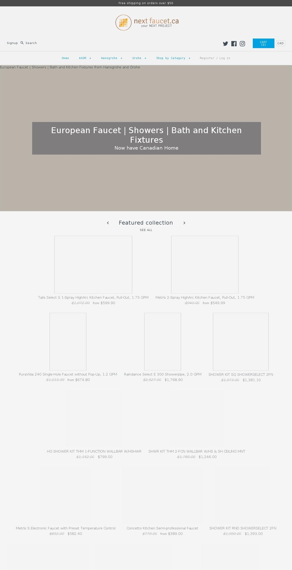 11-May-2018 Shopify theme site example hansgrohedirect.ca