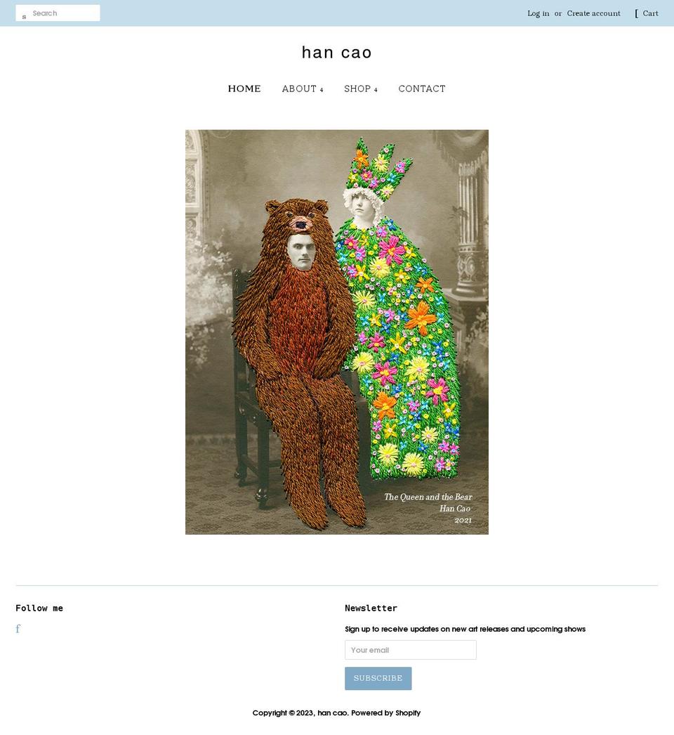 hanwriting.com shopify website screenshot