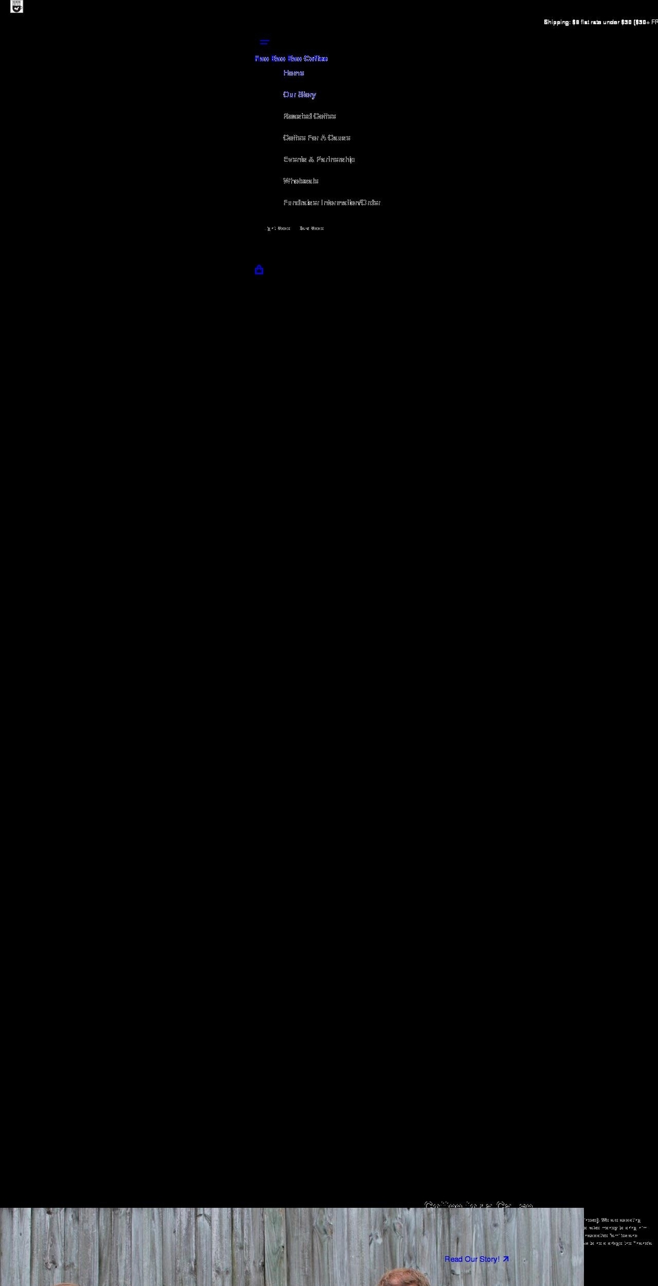 haobaobaocoffee.com shopify website screenshot