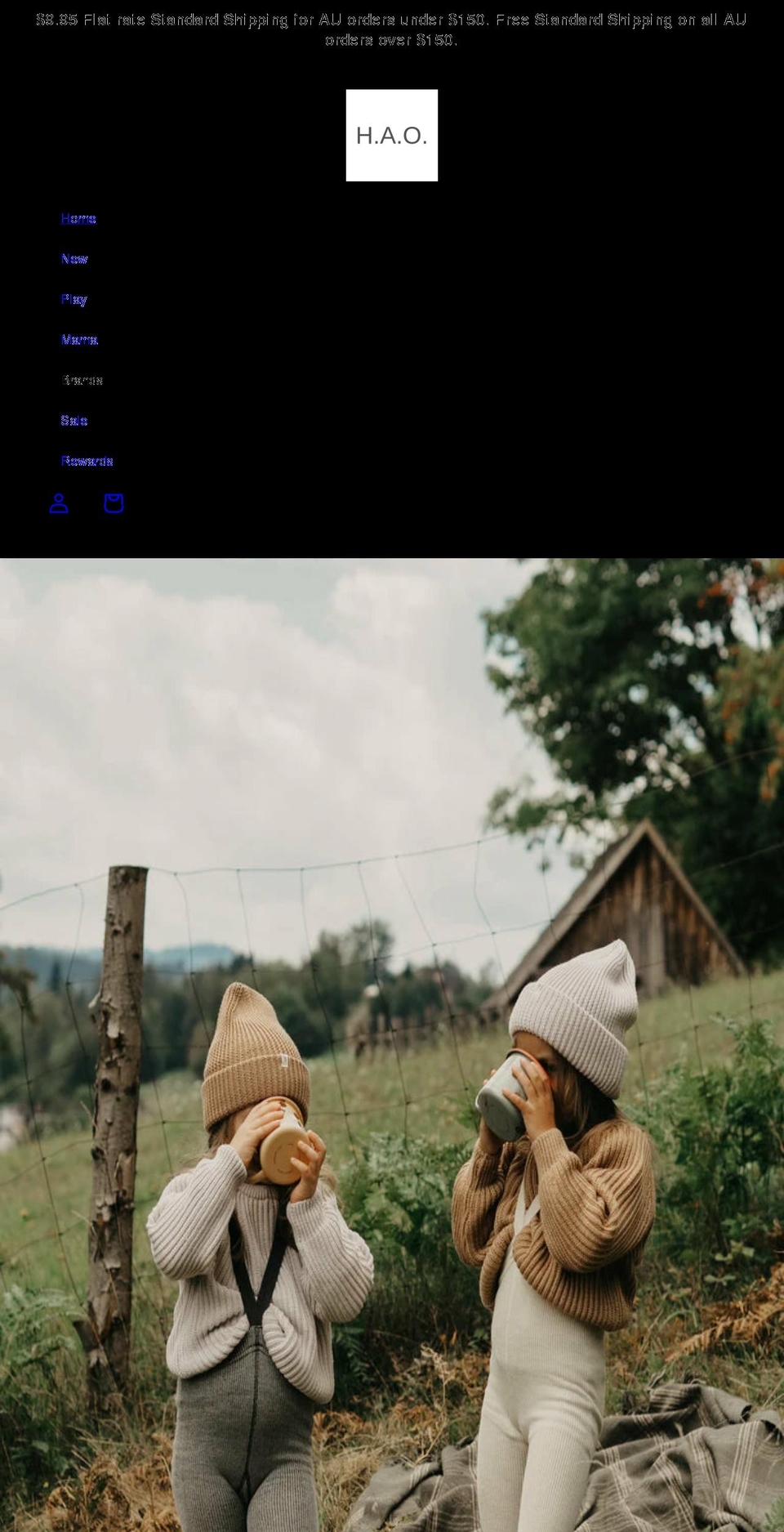 haokids.com.au shopify website screenshot