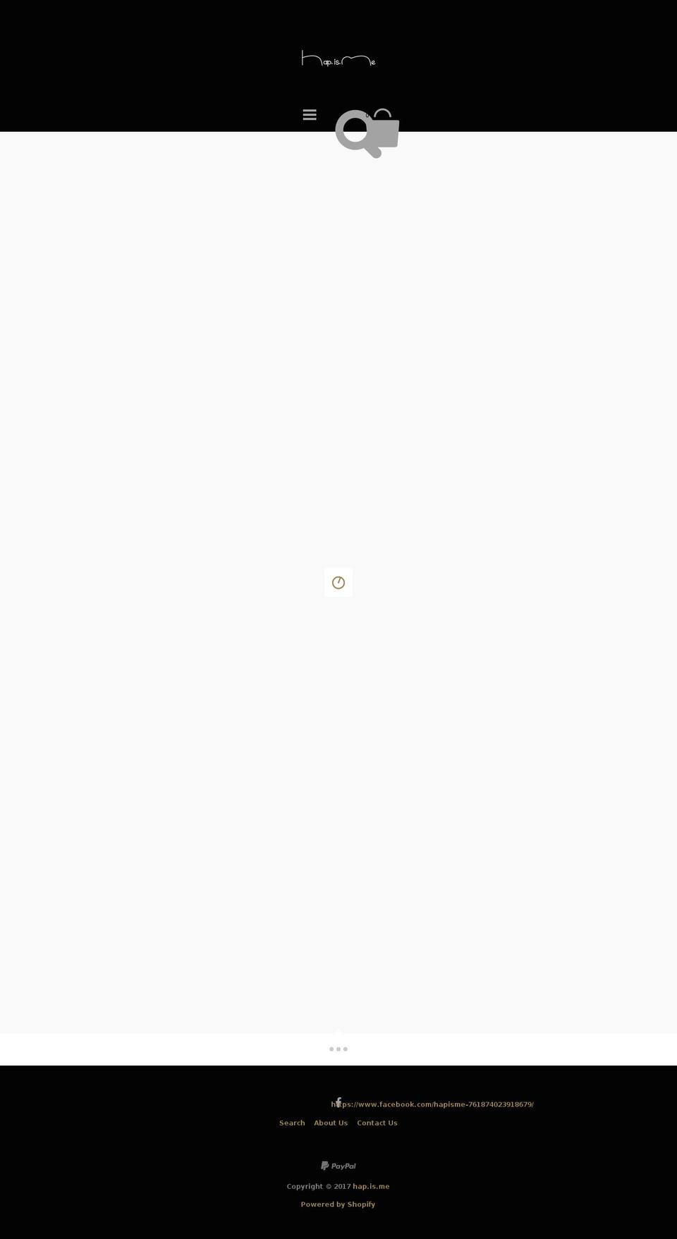 hapisme.com shopify website screenshot