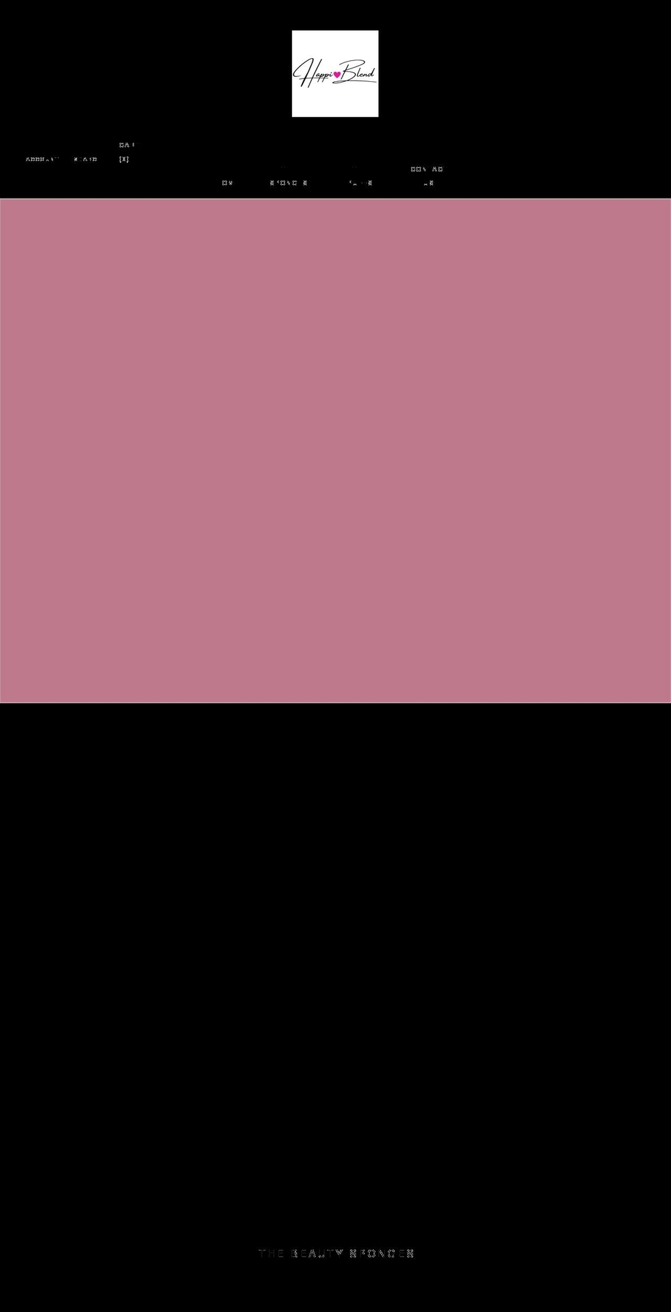 happiblend.com shopify website screenshot