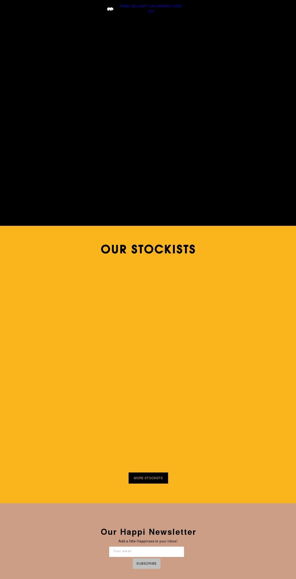 happichoc.com shopify website screenshot