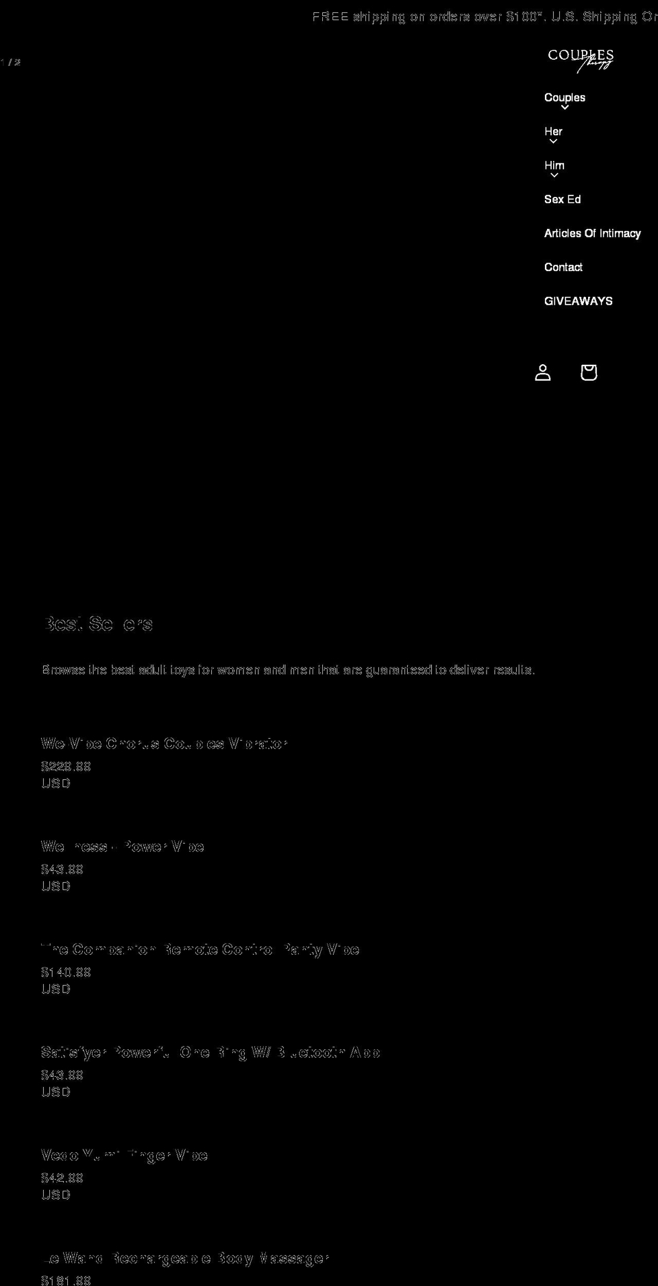 happiestcouple.com shopify website screenshot