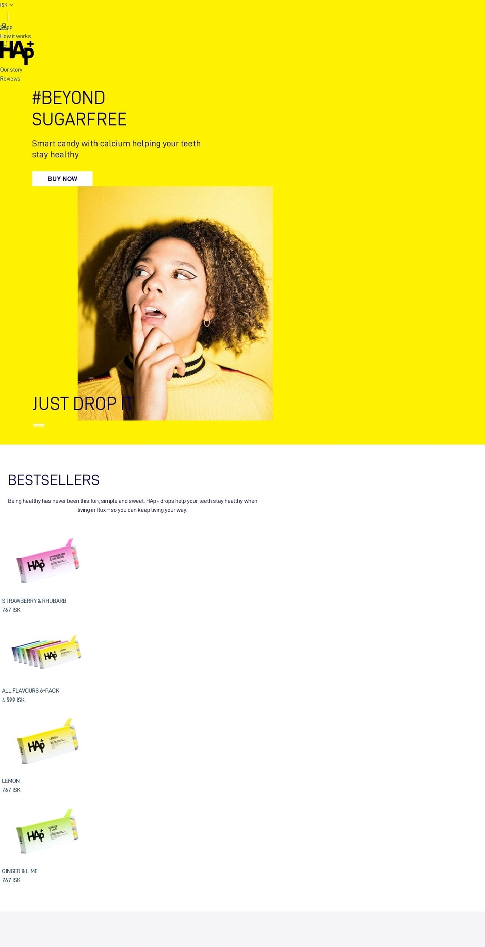 happlus.com — Shopify storefront screenshot