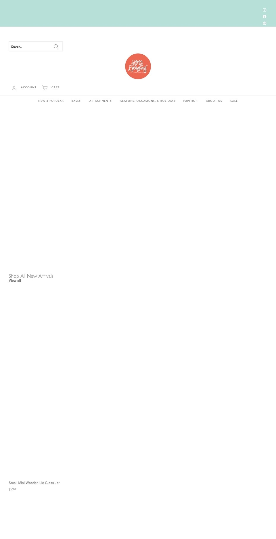 happy-everything.com shopify website screenshot