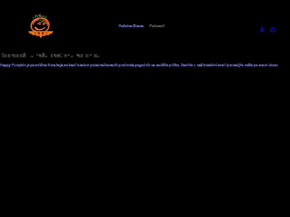 happy-pumpkin.com shopify website screenshot