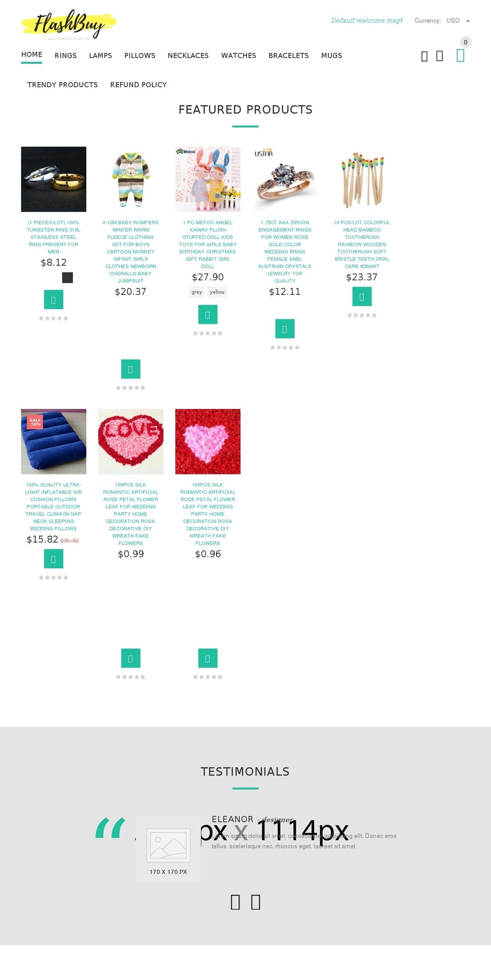 happy4buy.com — Shopify storefront screenshot