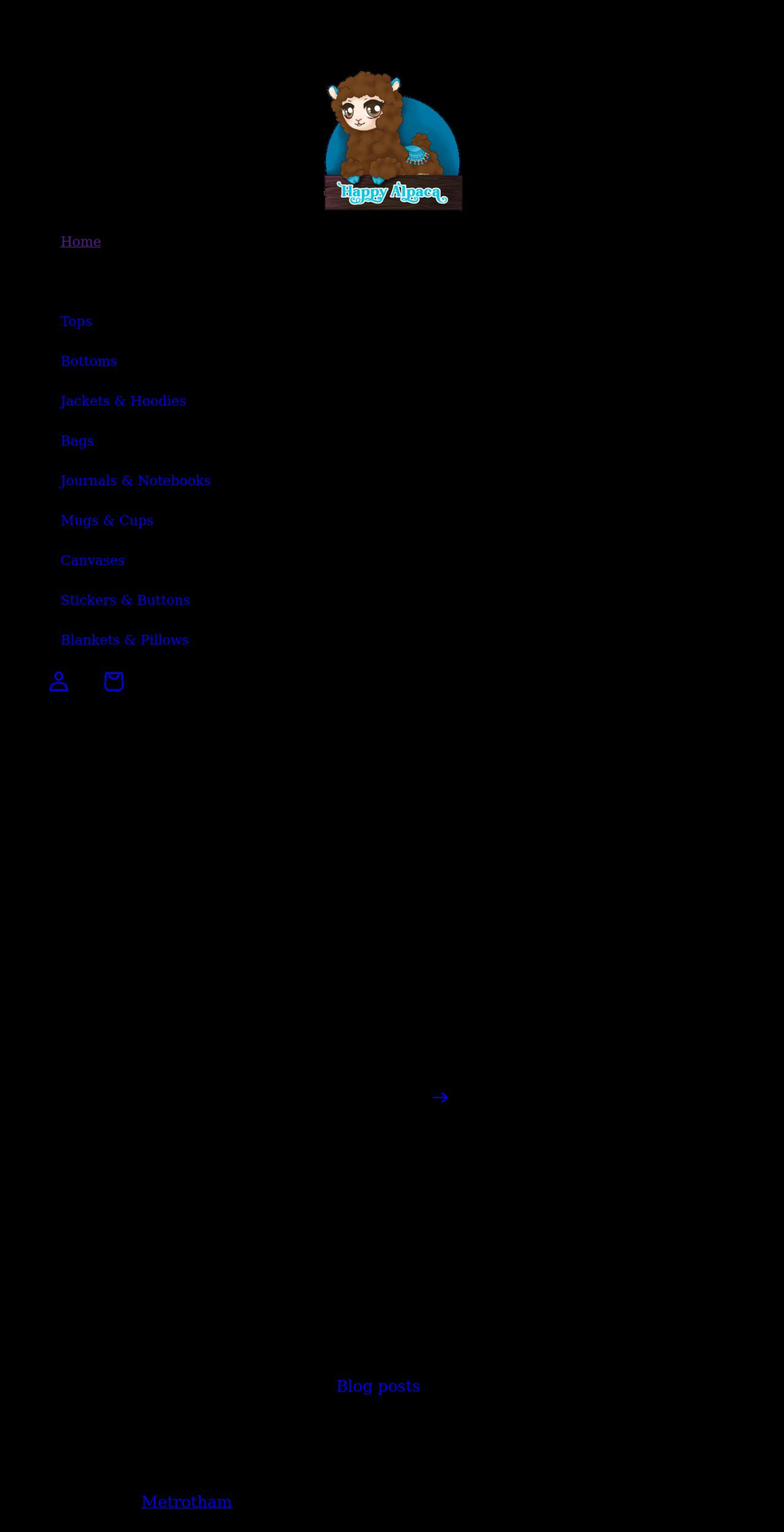 happyalpaca.com shopify website screenshot