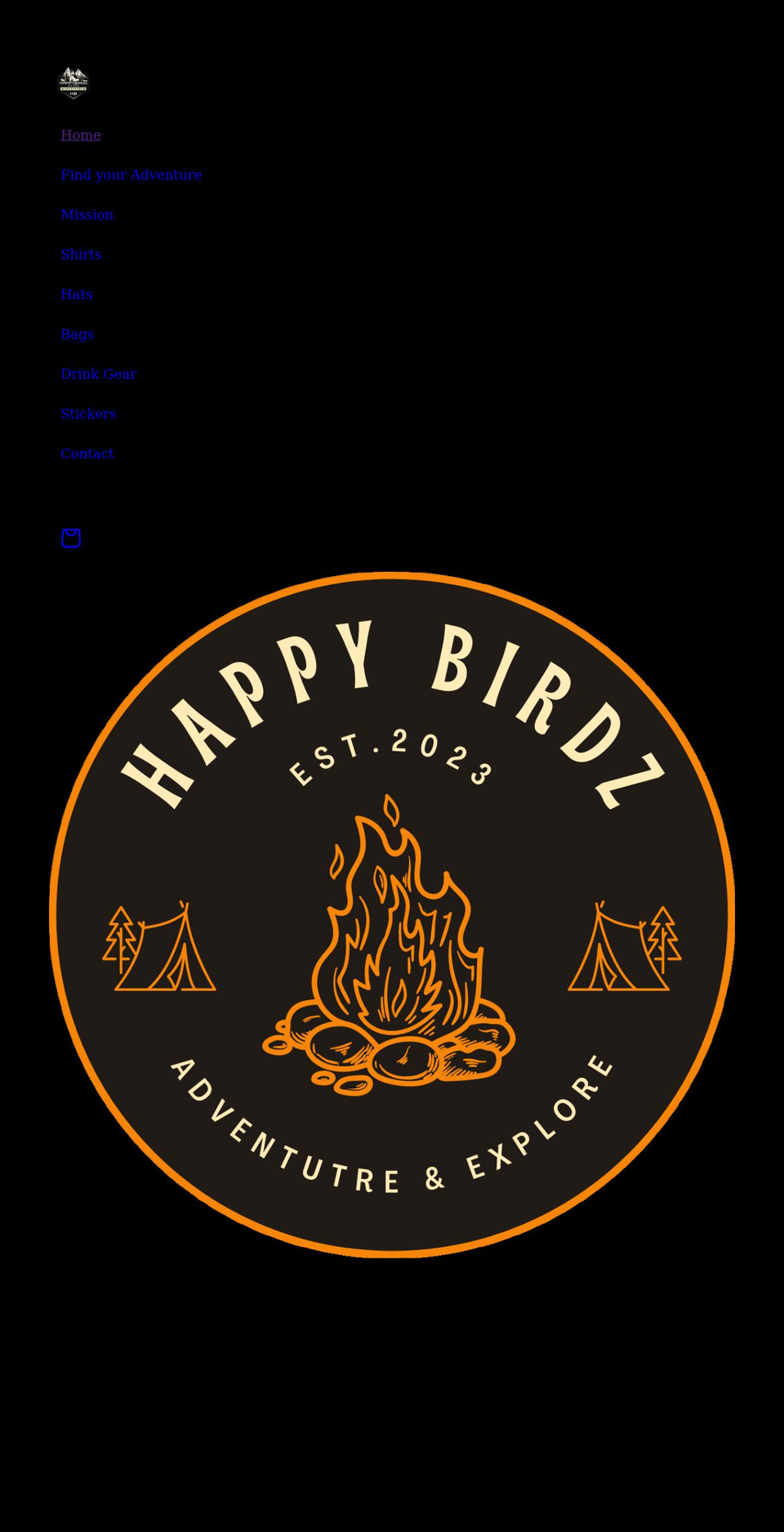 happybirdz.com shopify website screenshot