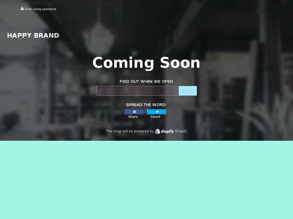 happybrand.ca shopify website screenshot