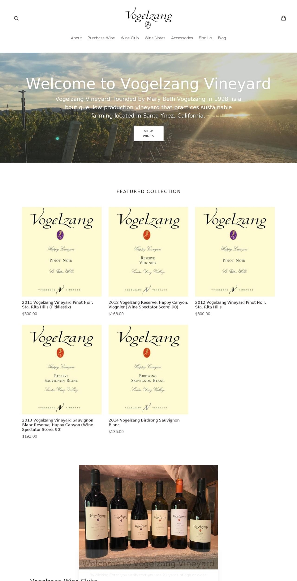 happycanyonofsantabarbara.com — Shopify storefront screenshot