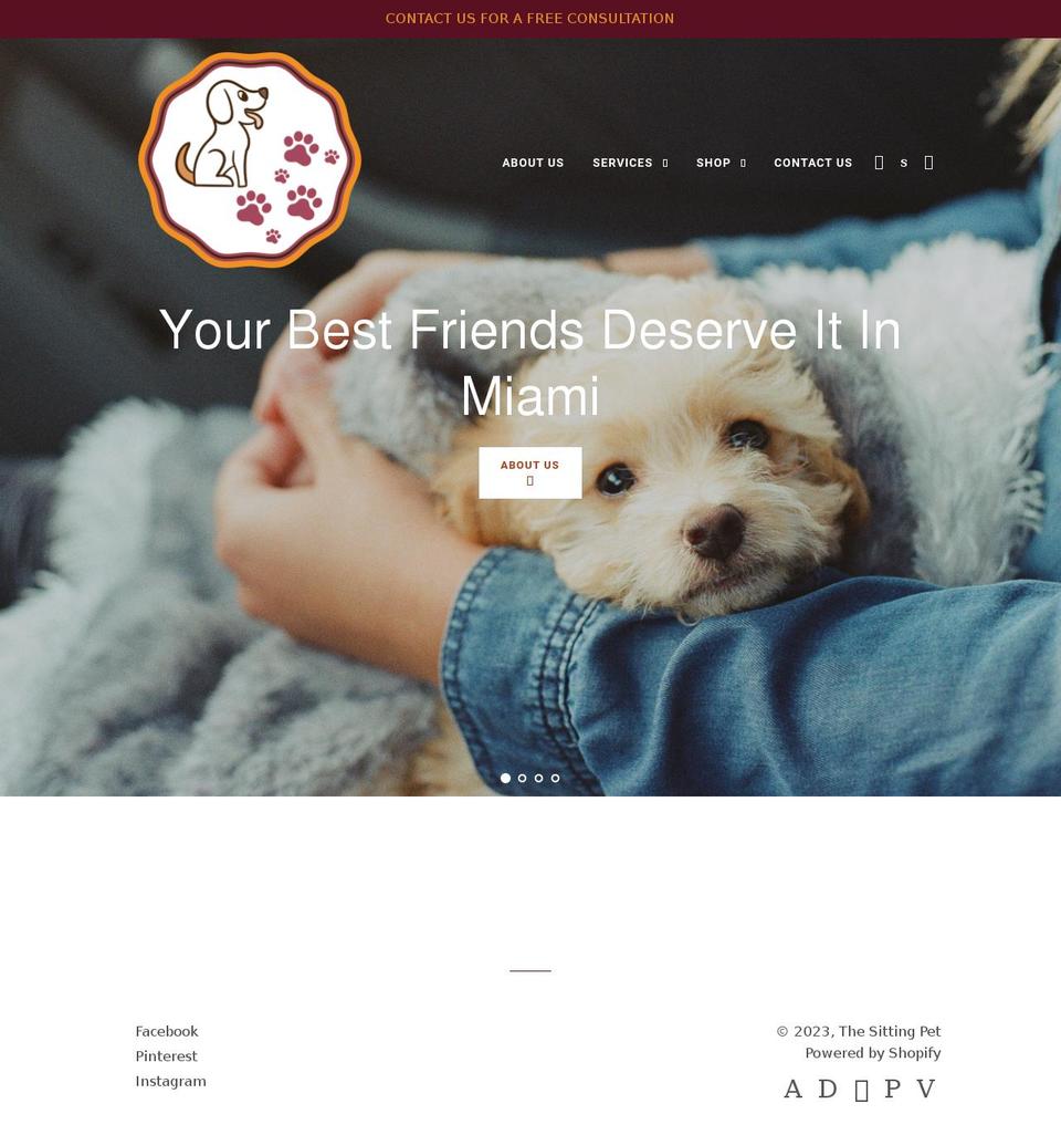 happydogcoaching.com — Shopify storefront screenshot