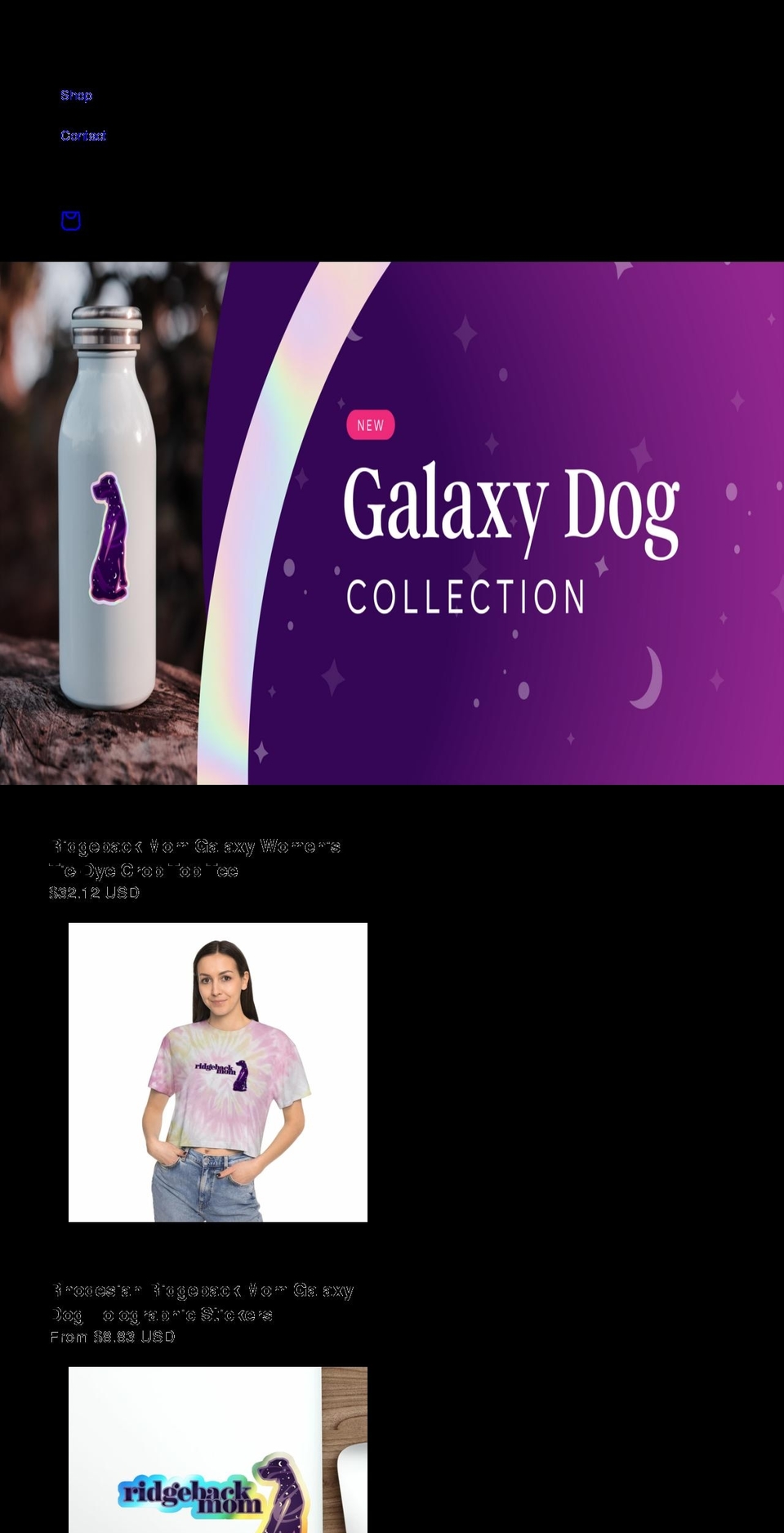 happydogprints.com shopify website screenshot