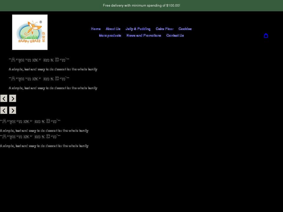 happygrass.com.sg shopify website screenshot