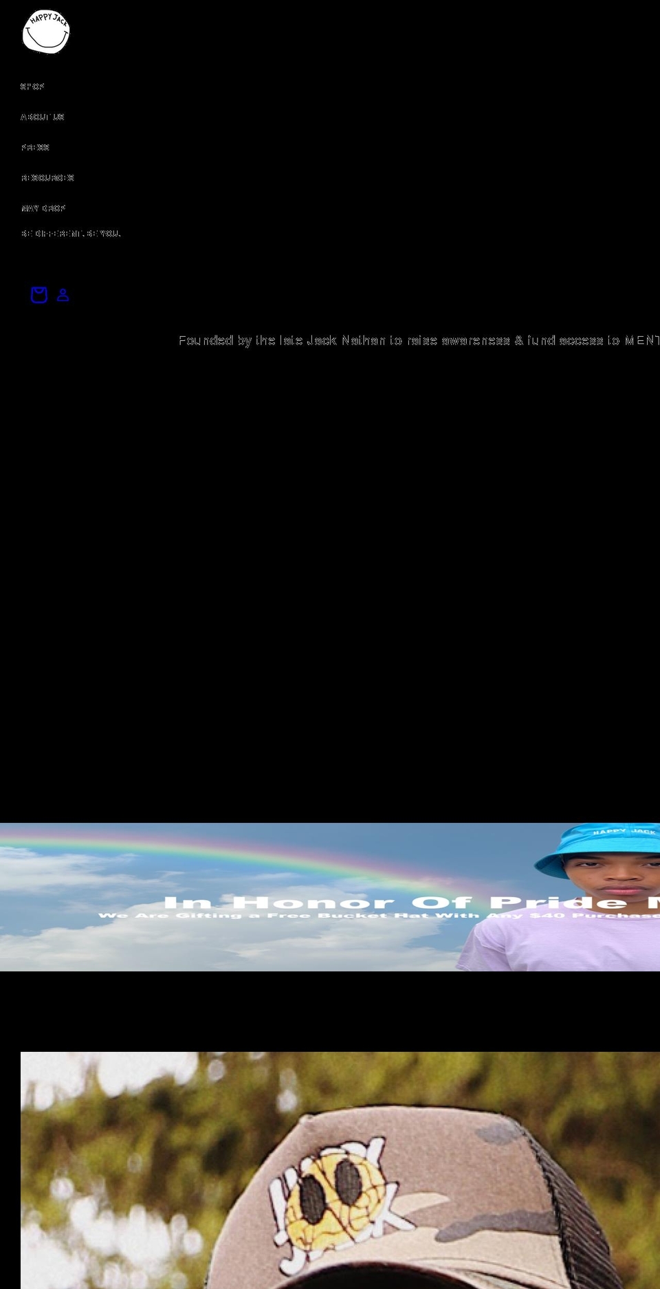 happyjacksworld.com shopify website screenshot