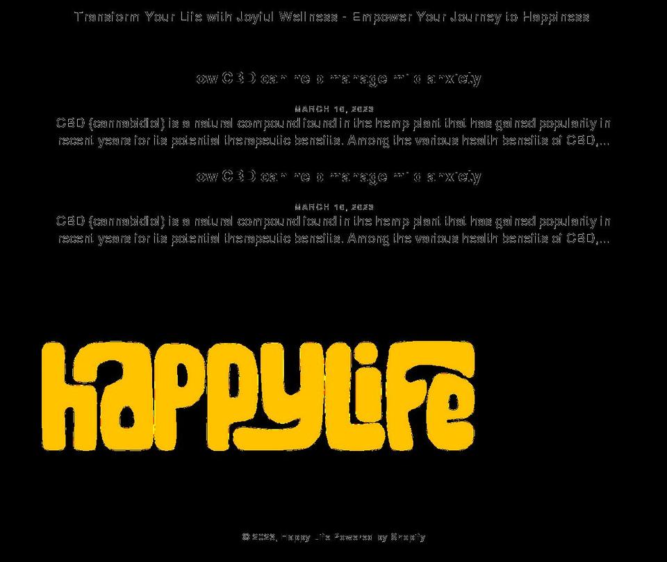 happylife.cool shopify website screenshot
