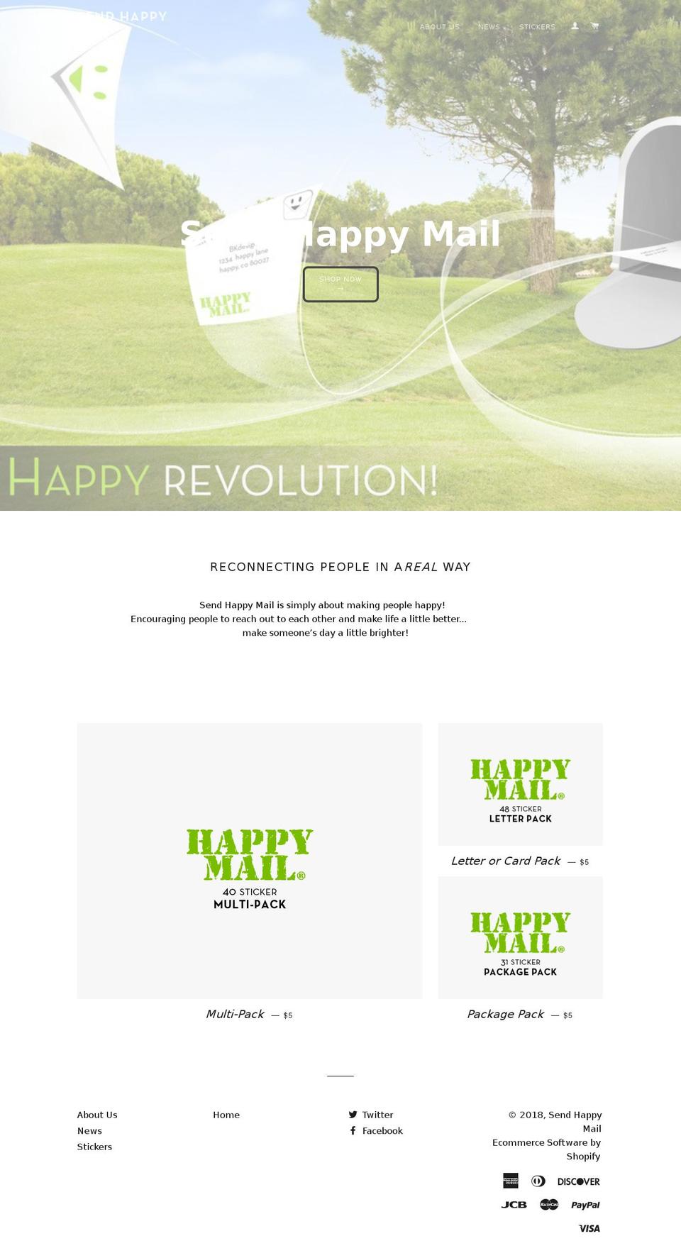 www-sendhappymailnow-com-brooklyn Shopify theme site example happymailstore.com