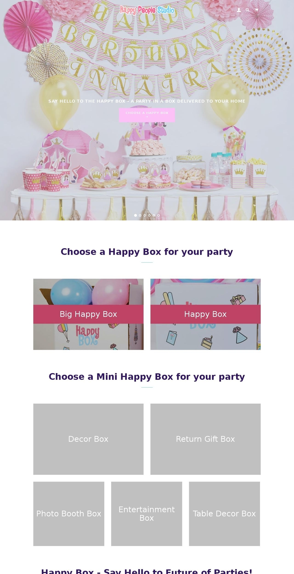 happypeoplestudio.com — Shopify storefront screenshot