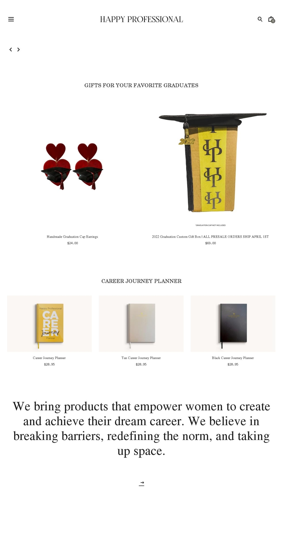 happyprofessional.shop shopify website screenshot
