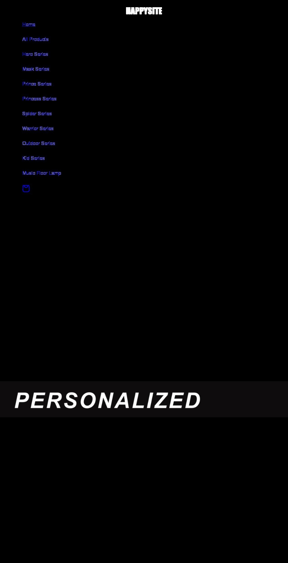 happysites.net shopify website screenshot