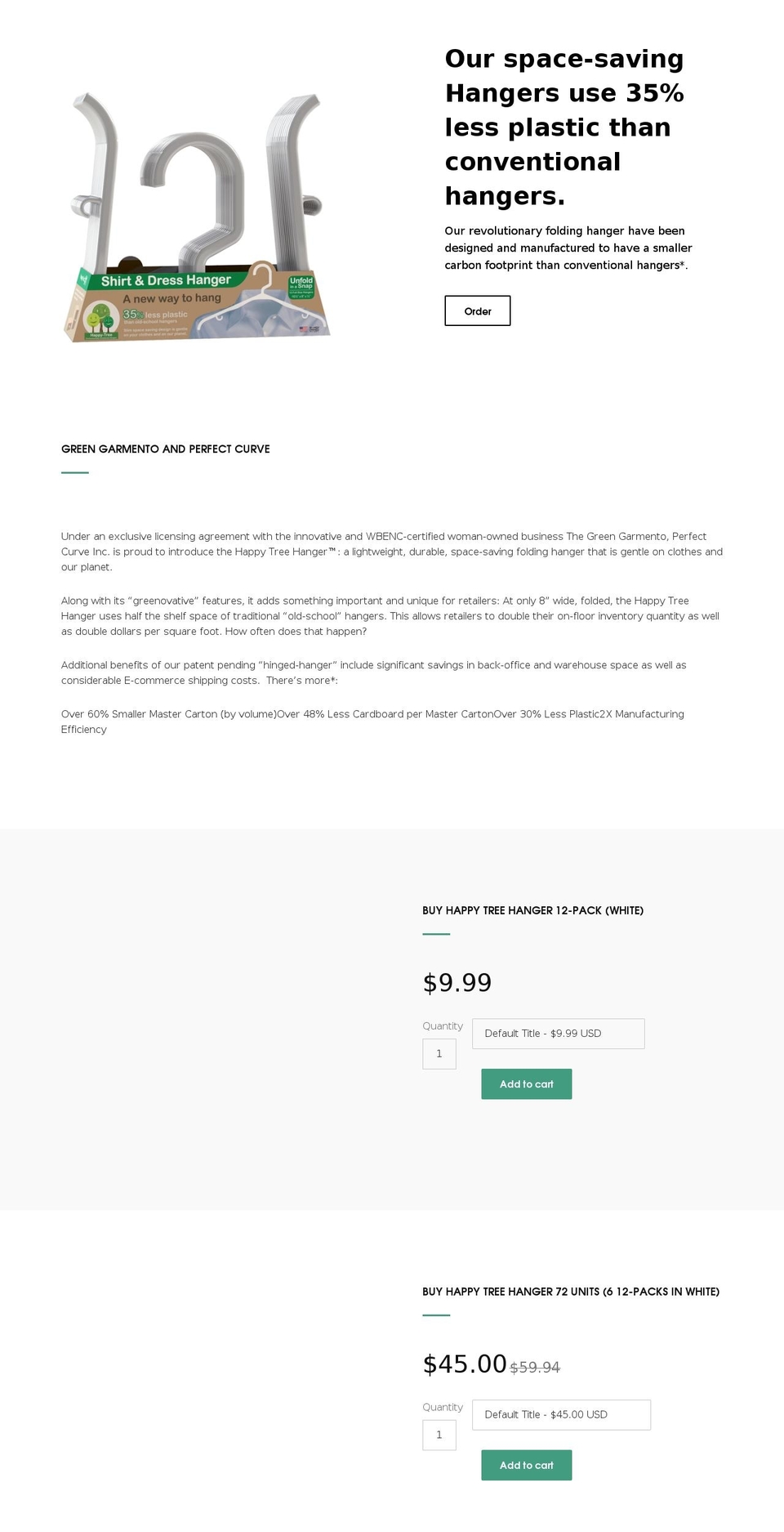 happytreehanger.com — Shopify storefront screenshot