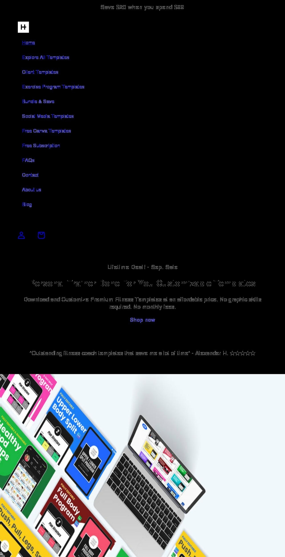 happywell.com shopify website screenshot