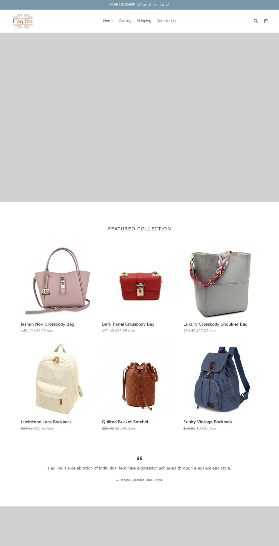 haqiiba.com shopify website screenshot