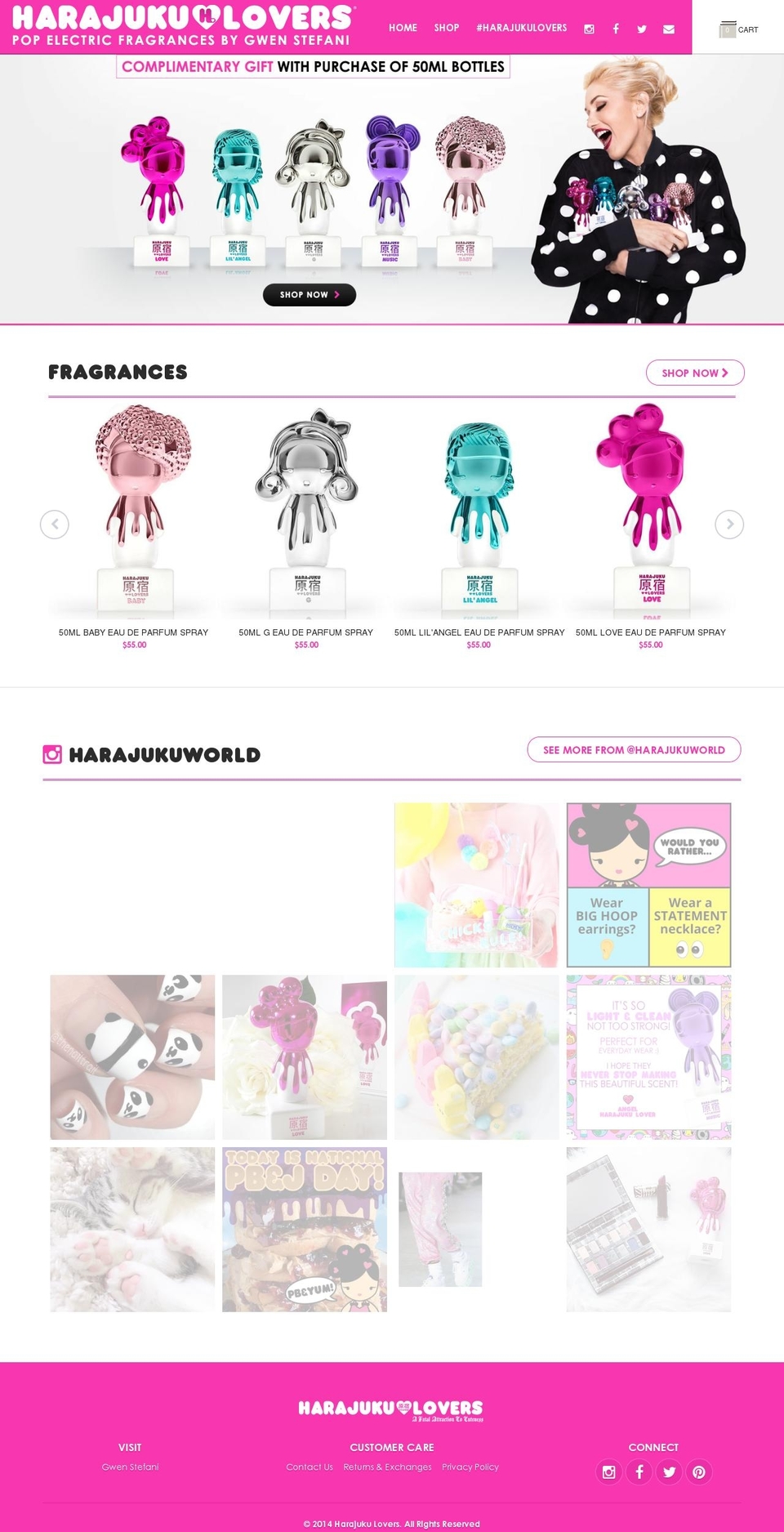 harajukutheme Shopify theme site example harajuku-lovershouse.com