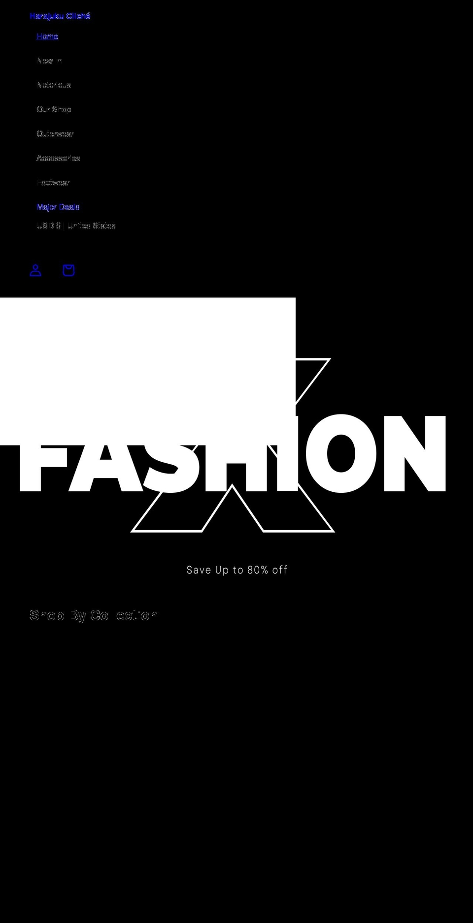 harajukucliche.com shopify website screenshot