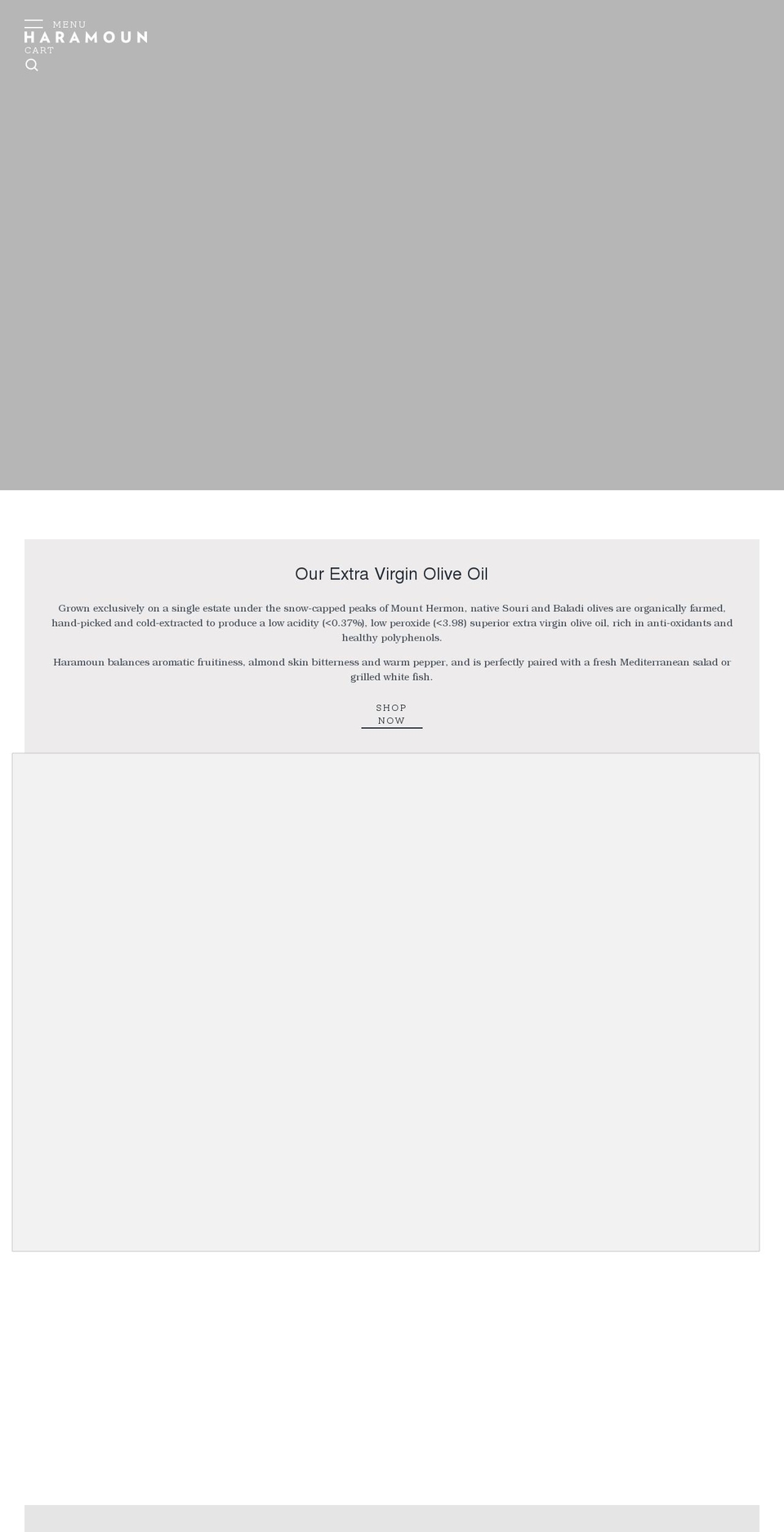 haramoun.co.uk shopify website screenshot