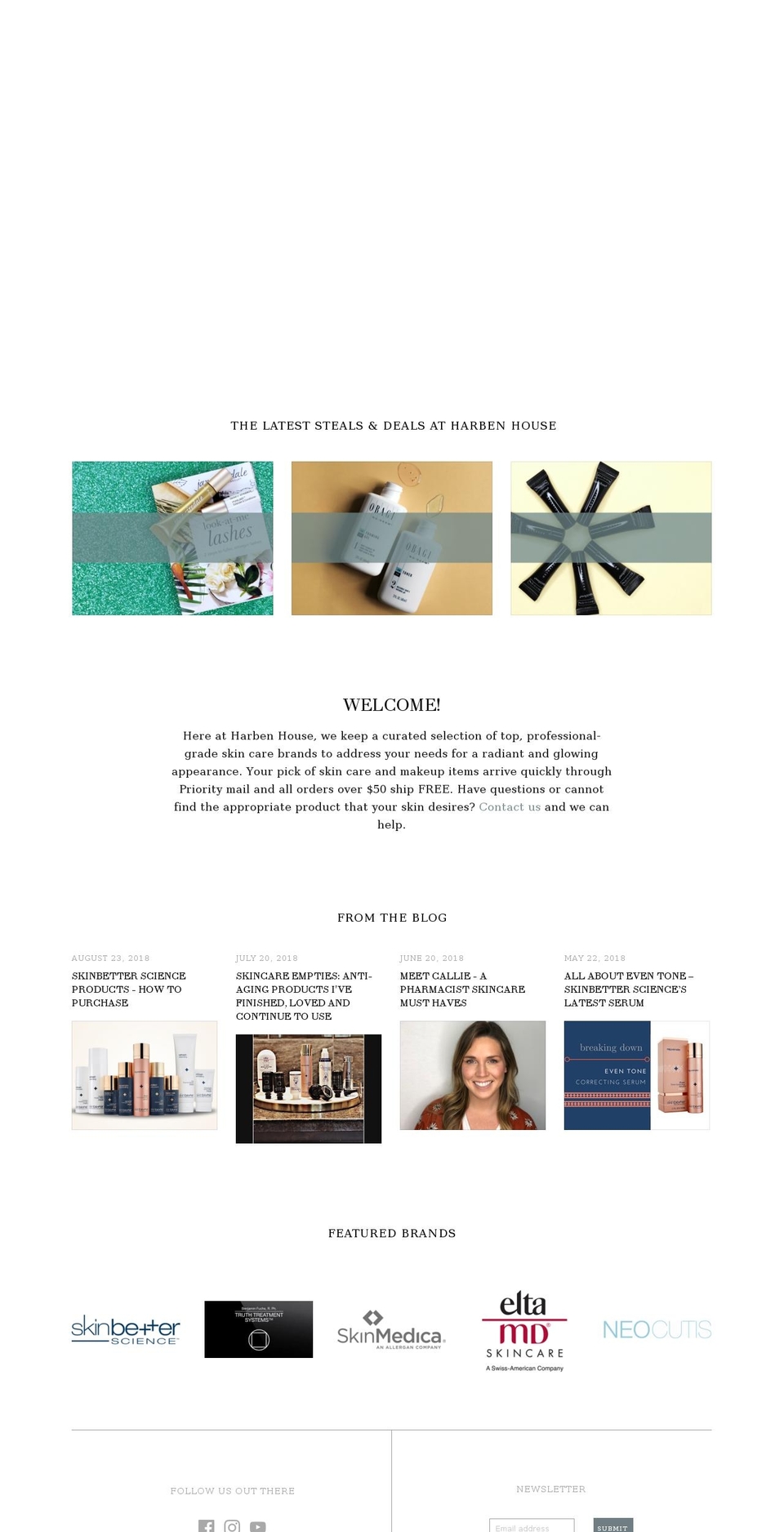 harbenhouse.com shopify website screenshot