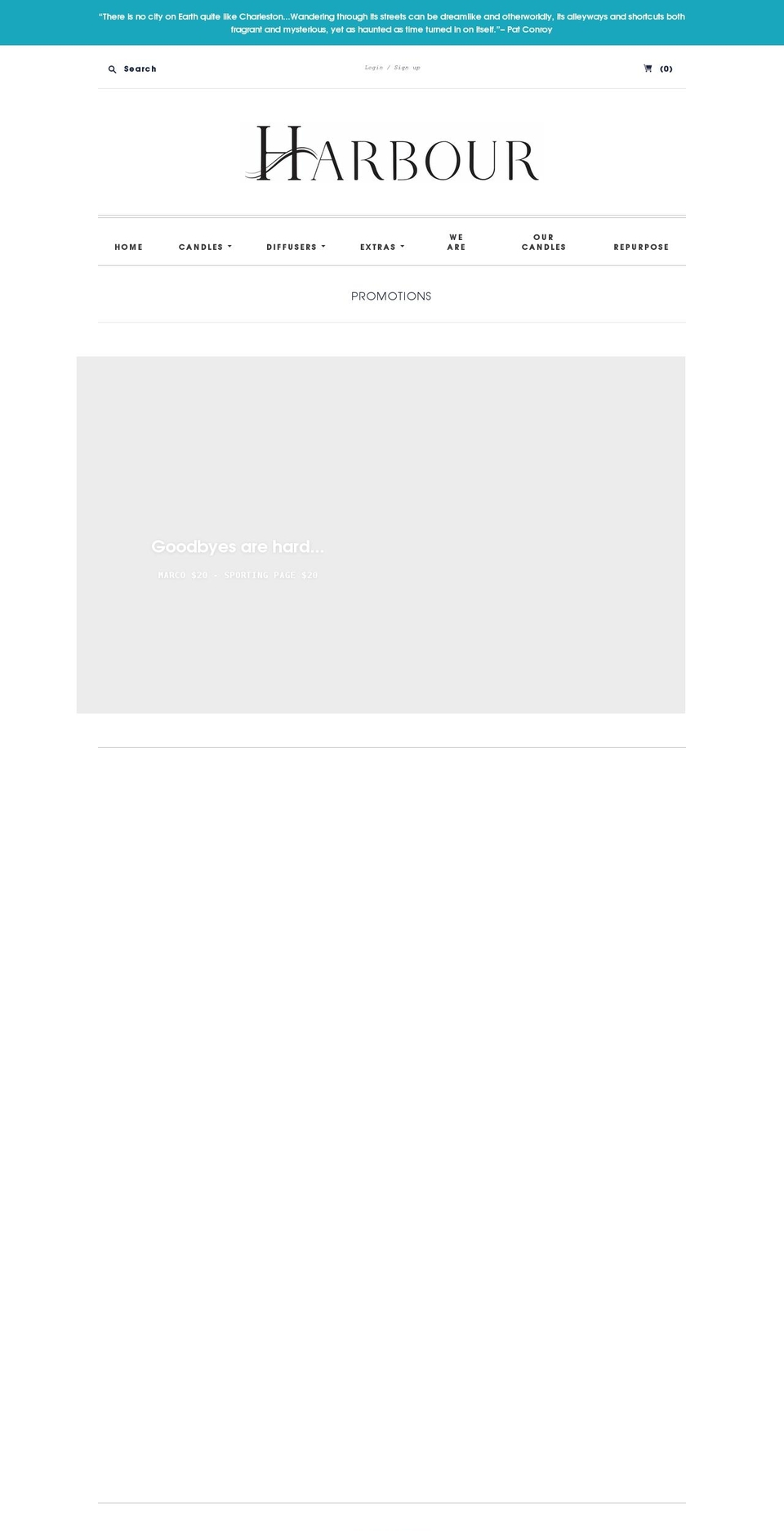 harbour-co.com shopify website screenshot