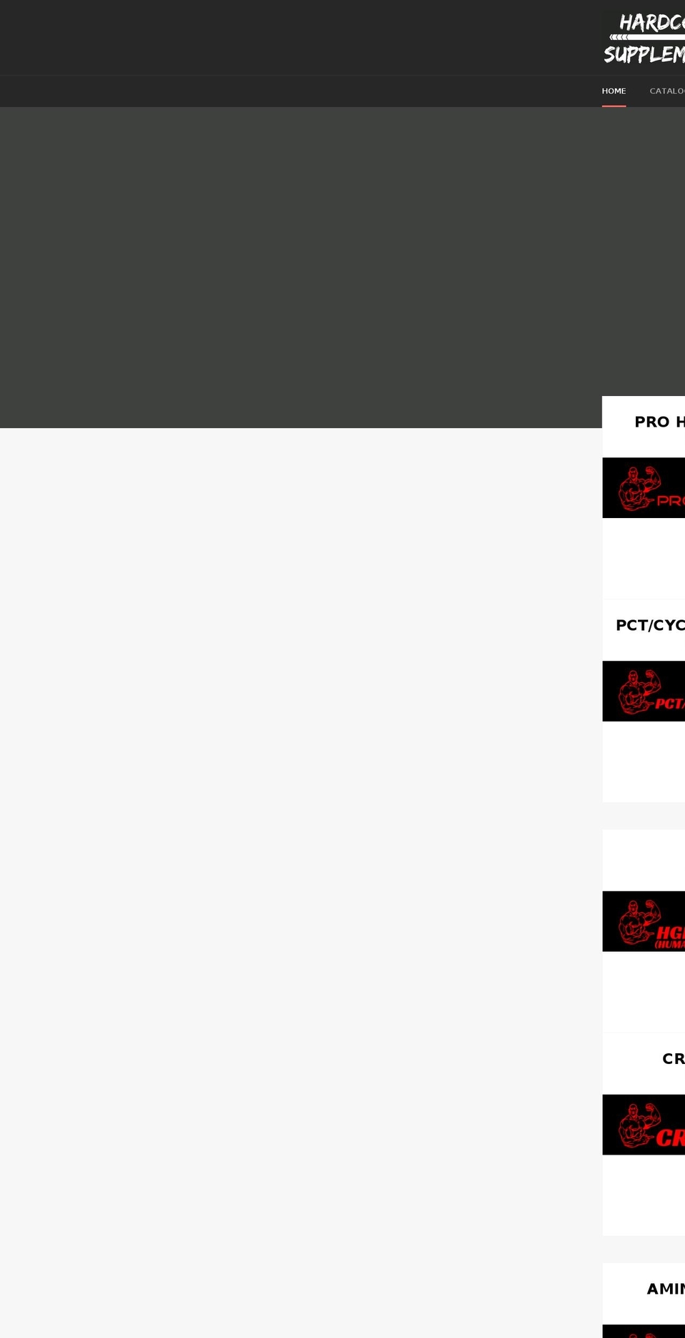 hardcoresupplements.com.au shopify website screenshot