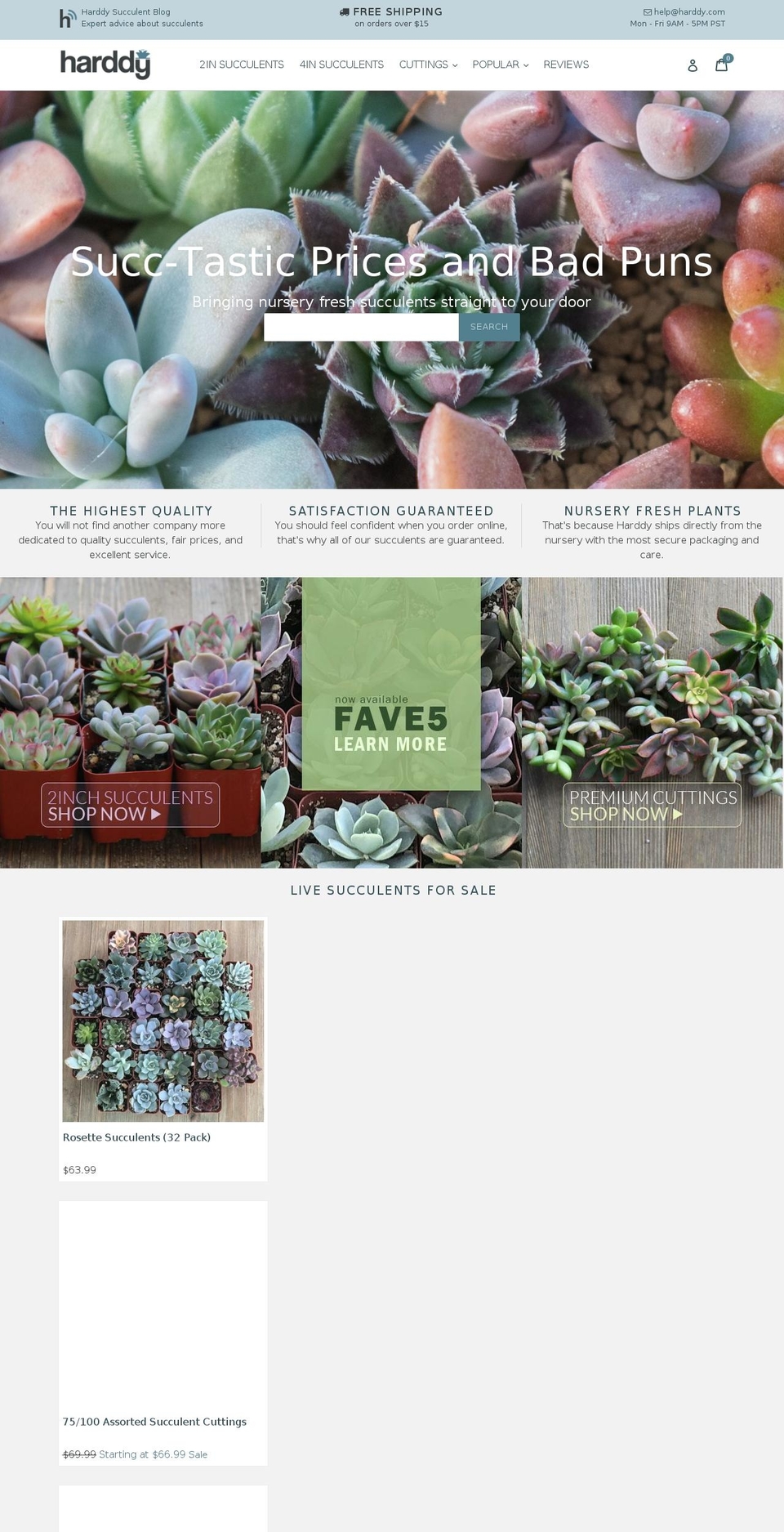 harddy.com shopify website screenshot