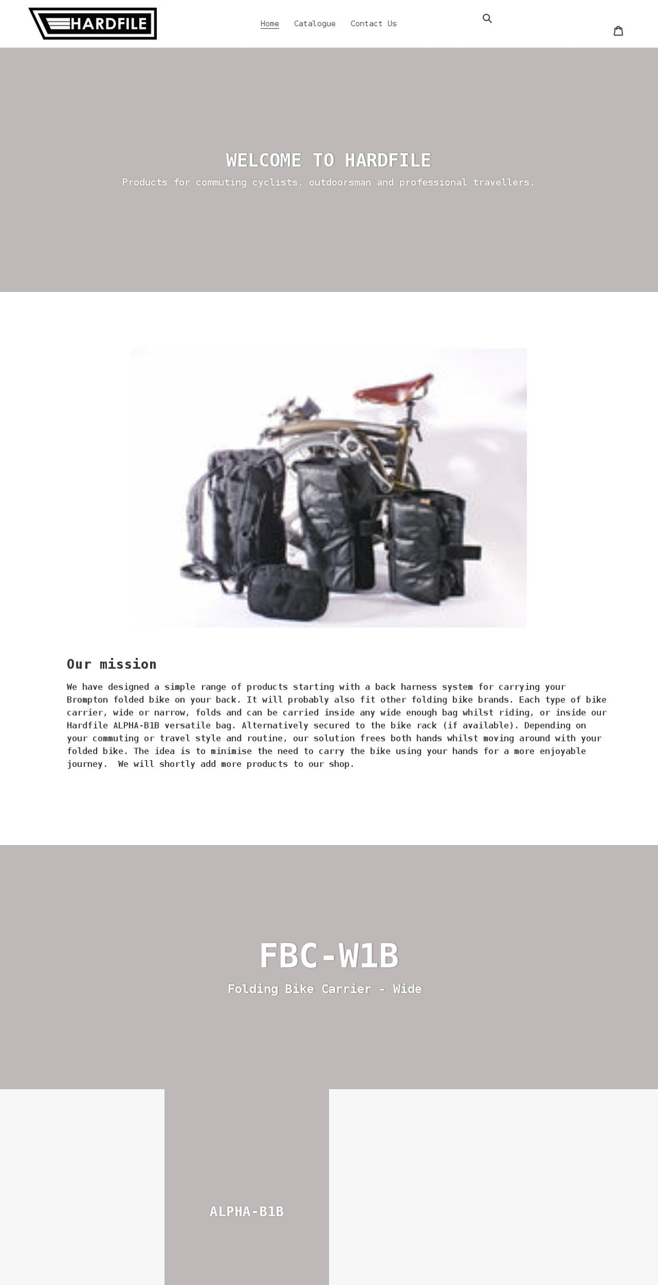 hardfile.com shopify website screenshot