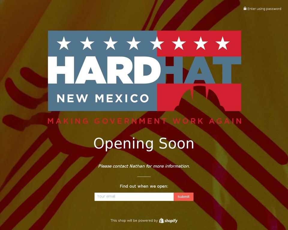 hardhatnewmexico.com — Shopify storefront screenshot