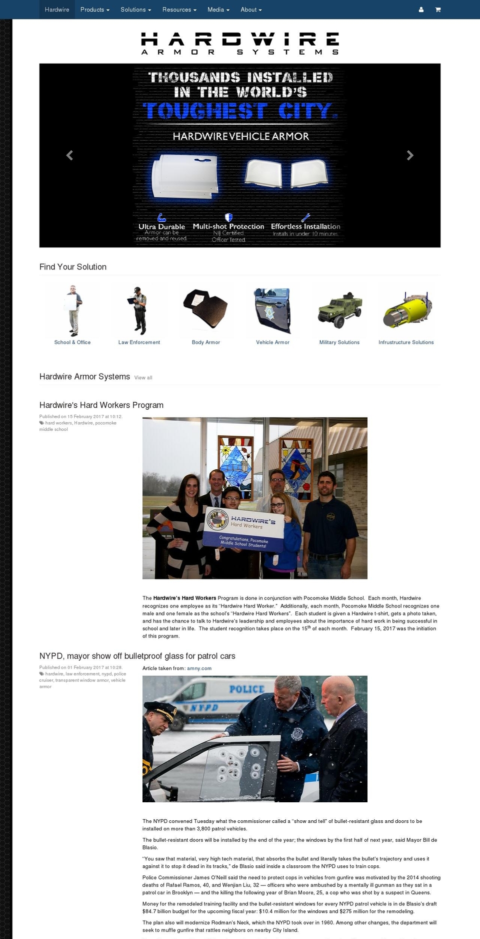 hardwirellc.com shopify website screenshot