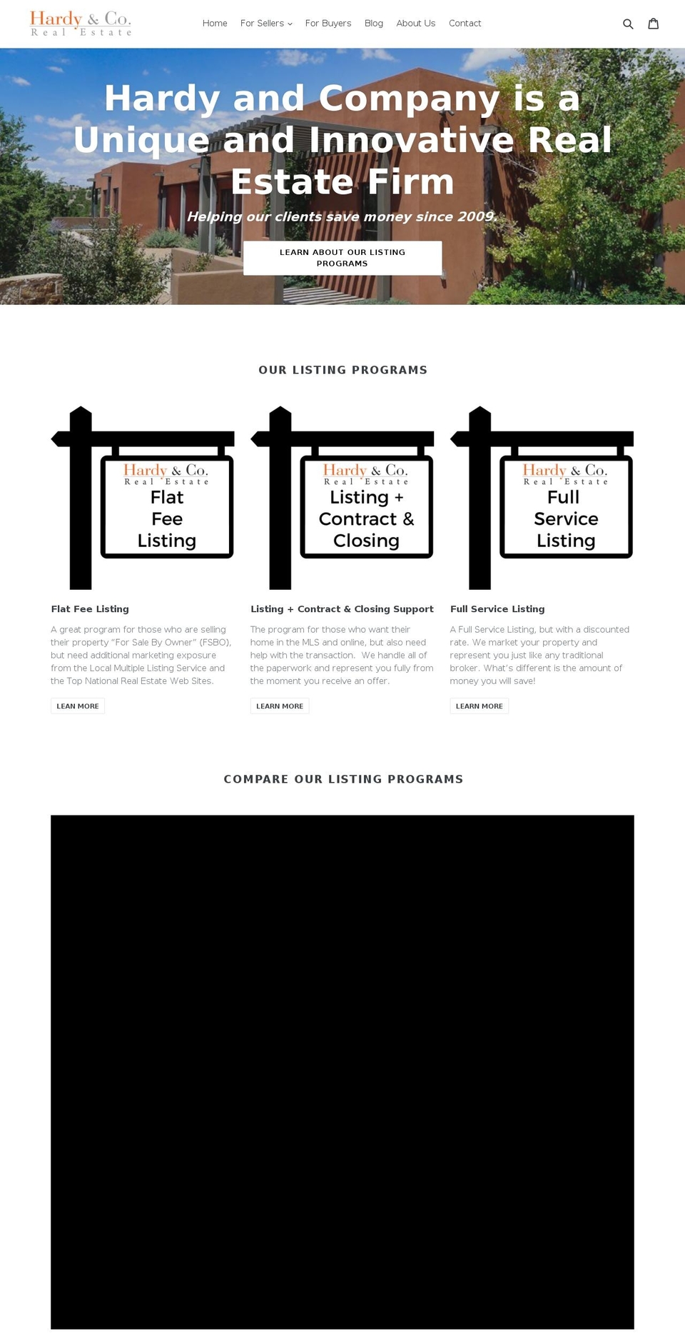 hardyandcompany.com shopify website screenshot