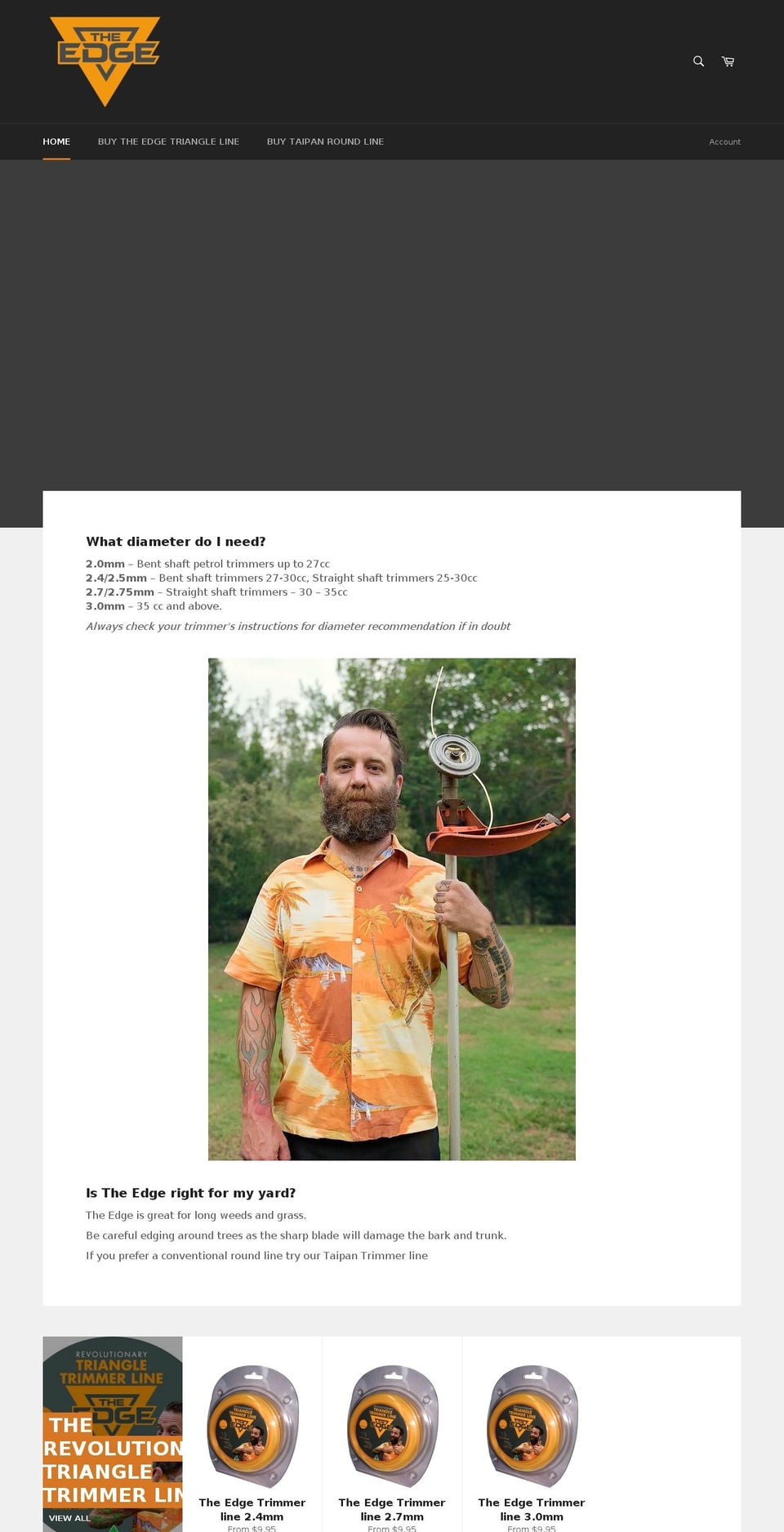 hardyards.com.au shopify website screenshot