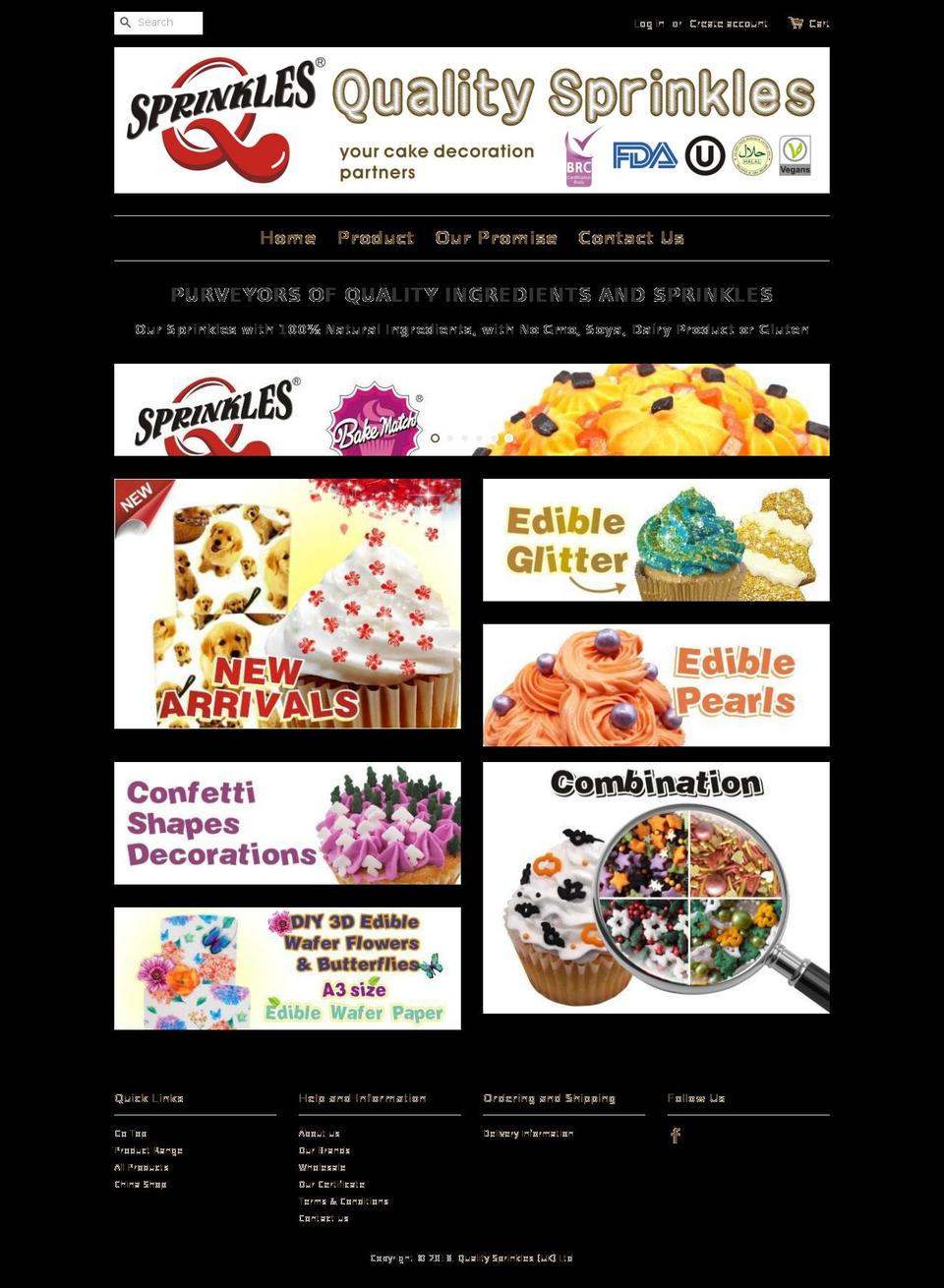 Quality Sprinkles Shopify theme site example hardychan.com