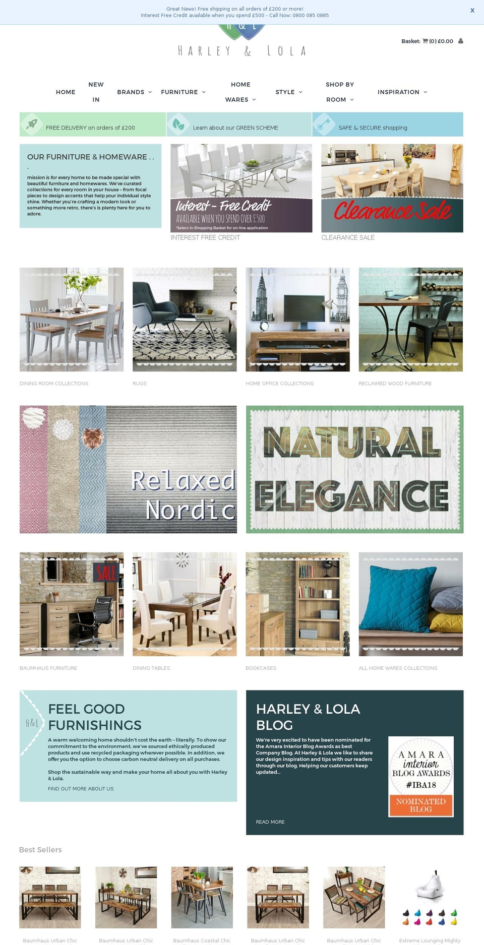 harleyandlola.com — Shopify storefront screenshot