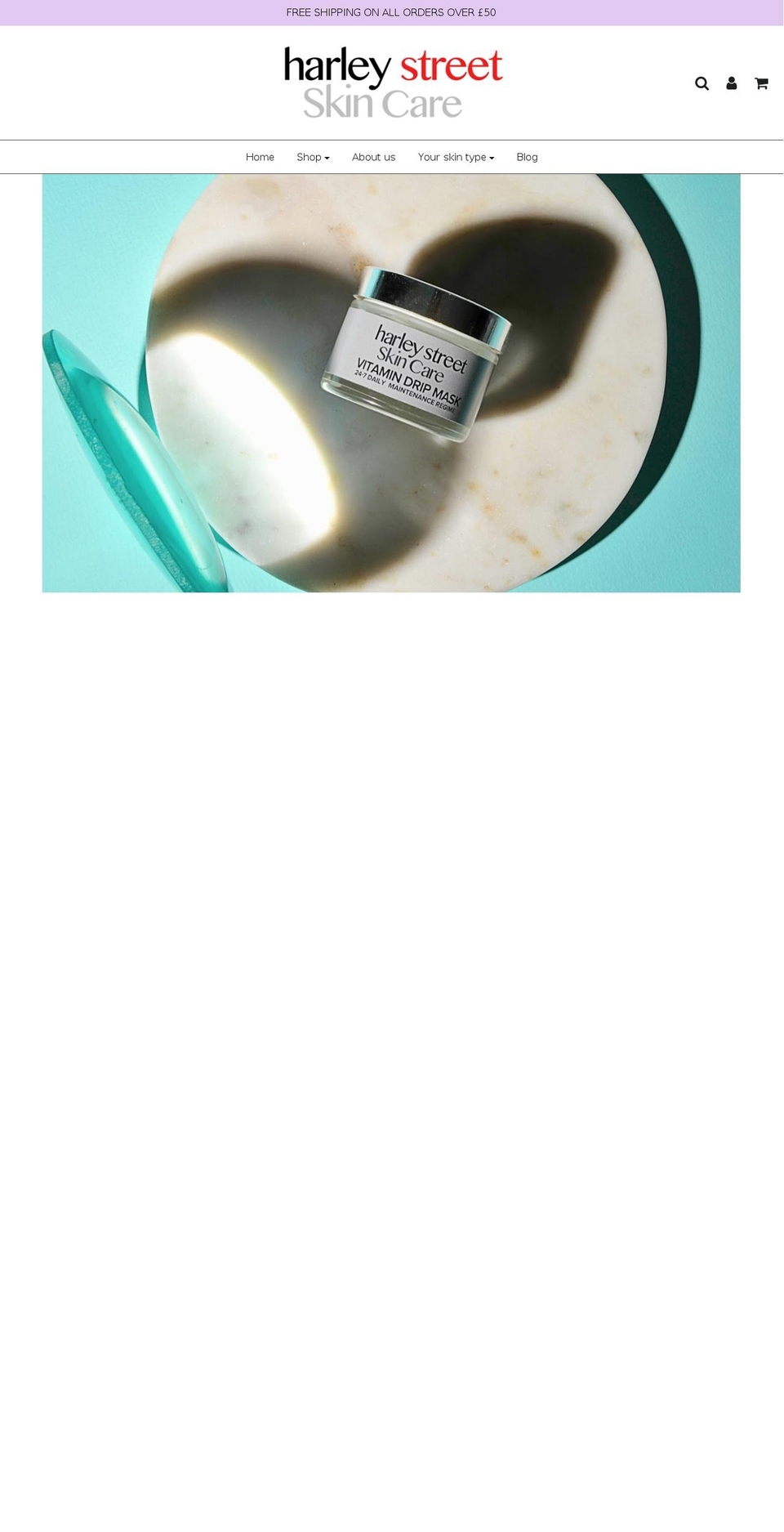 harleystreetskincare.com — Shopify storefront screenshot