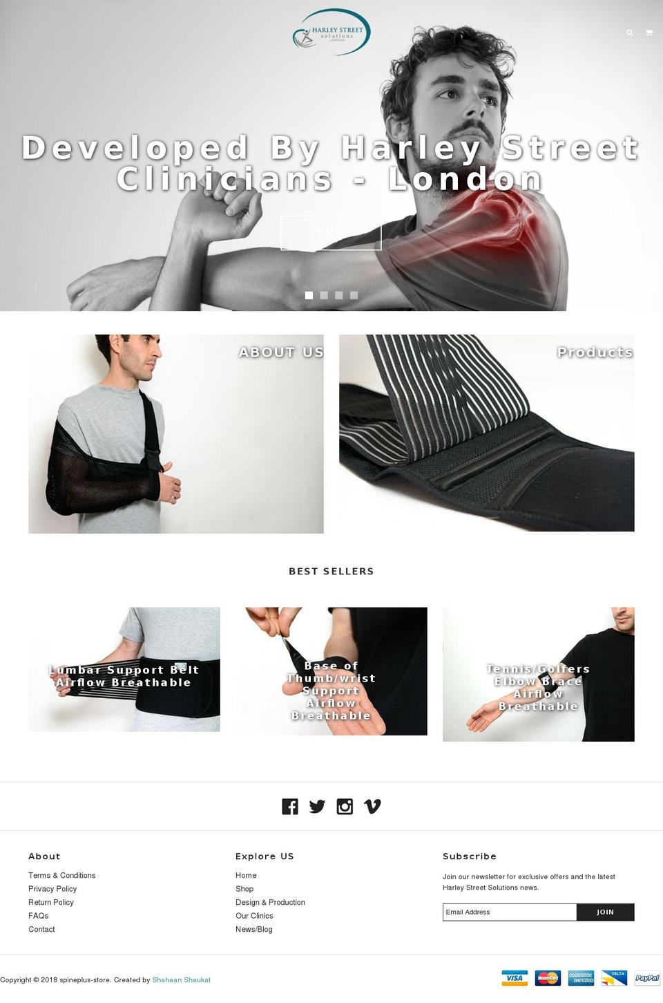 harleystreetsolutions.com — Shopify storefront screenshot