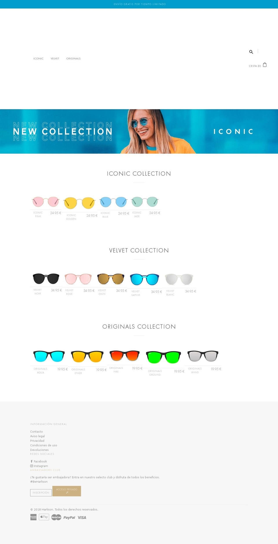 harlison.com shopify website screenshot